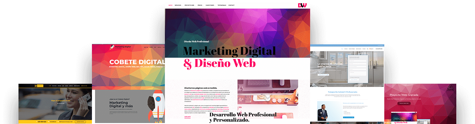 collage proyecto web granada