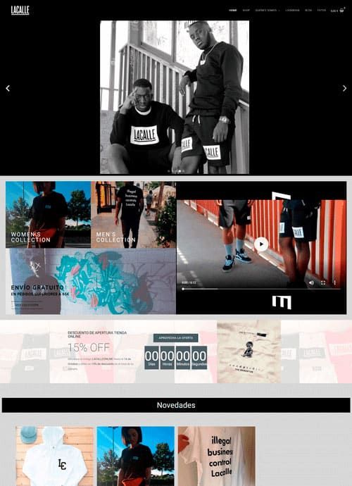 diseño web ecommerce Lacalle