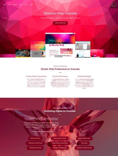 proyecto web Granada