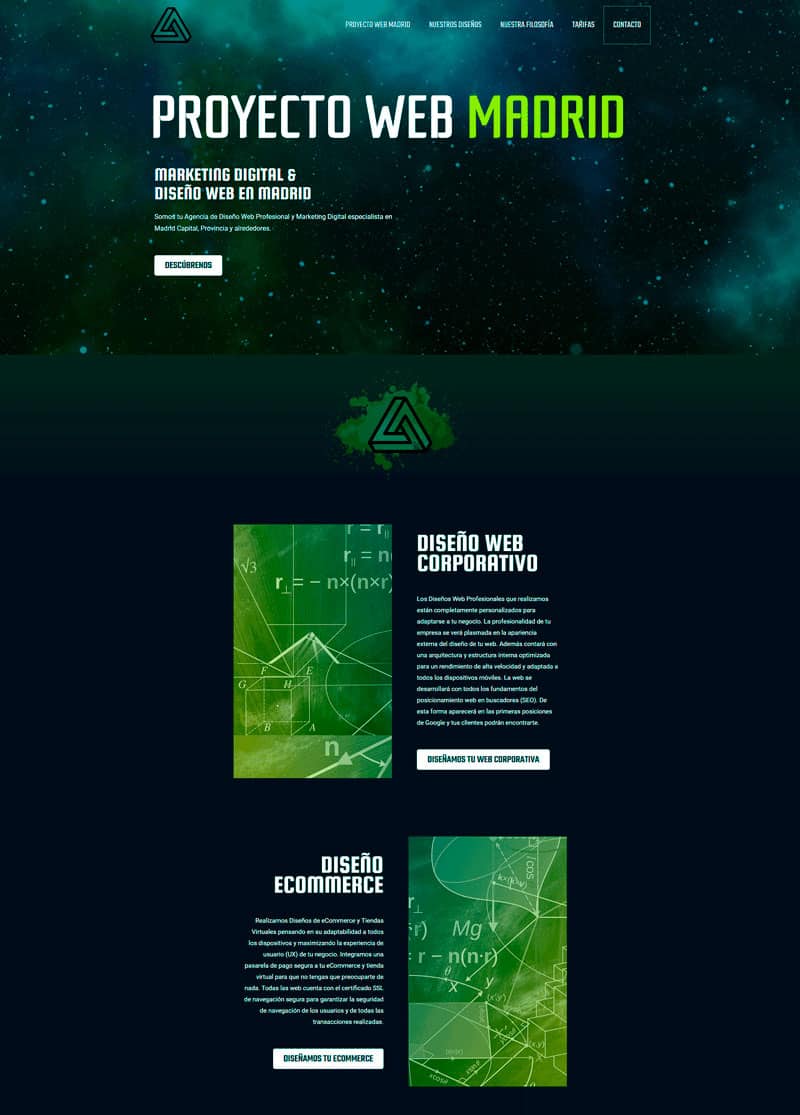 proyecto web Madrid